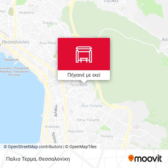 Παλιο Τερμα χάρτης