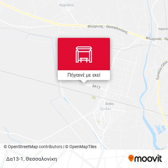 Δα13-1 χάρτης