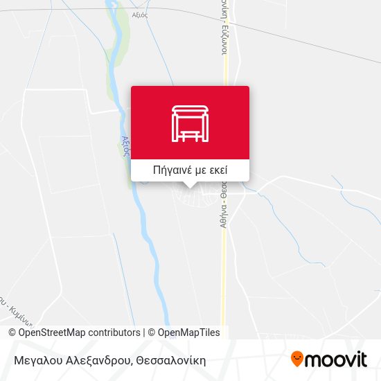 Μεγαλου Αλεξανδρου χάρτης