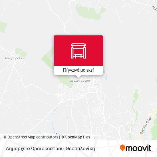 Δημαρχειο Ωραιοκαστρου χάρτης