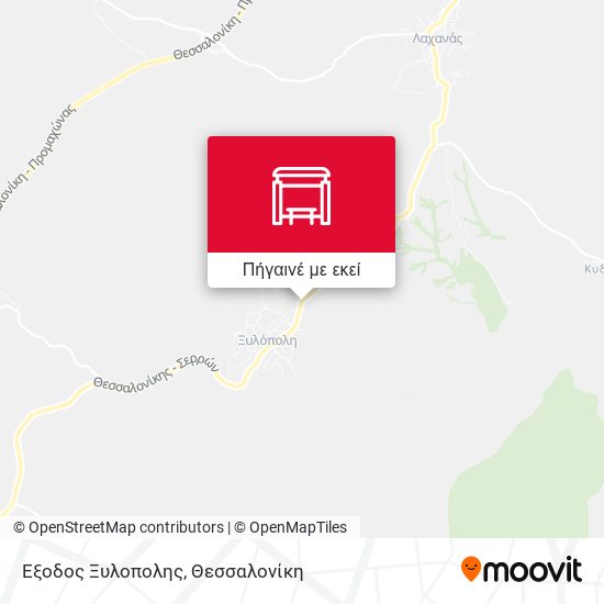 Εξοδος Ξυλοπολης χάρτης