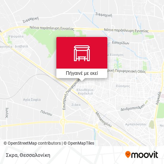 Σκρα χάρτης