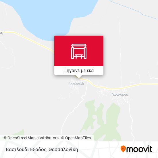 Βασιλουδι Εξοδος χάρτης
