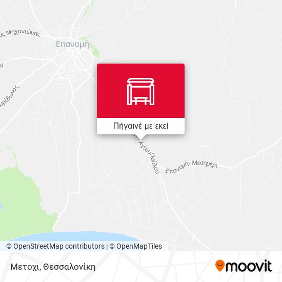 Μετοχι χάρτης