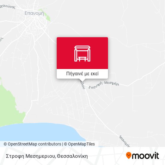 Στροφη Μεσημεριου χάρτης