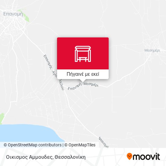 Οικισμος Αμμουδες χάρτης