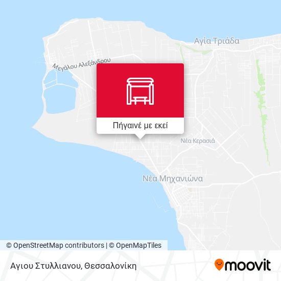 Αγιου Στυλλιανου χάρτης
