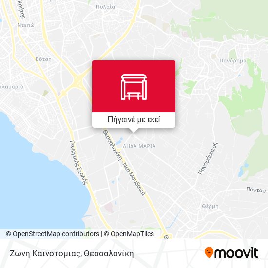 Ζωνη Καινοτομιας χάρτης