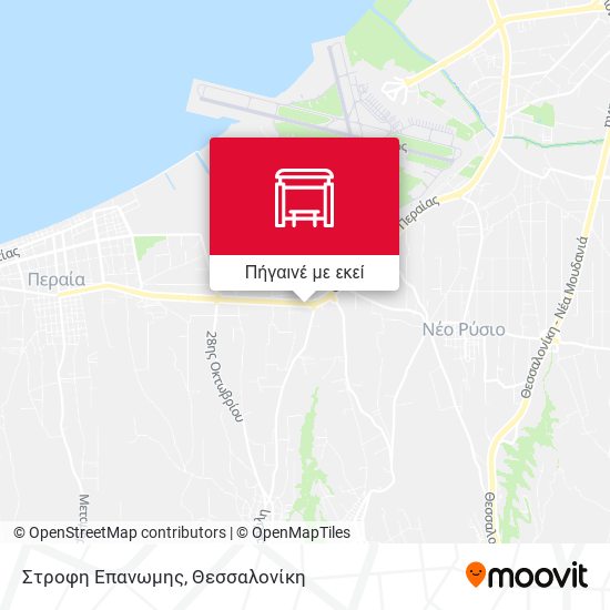 Στροφη Επανωμης χάρτης