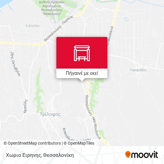 Χωριο Ειρηνης χάρτης