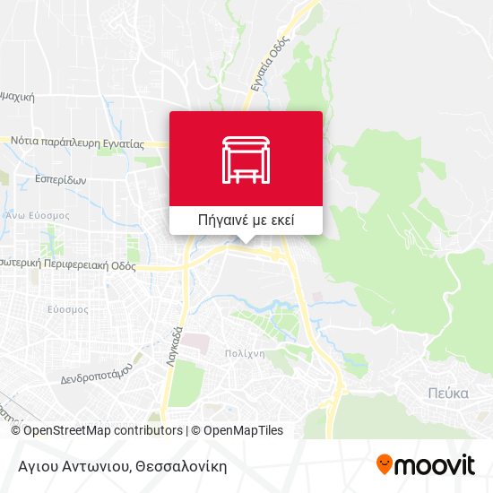 Αγιου Αντωνιου χάρτης