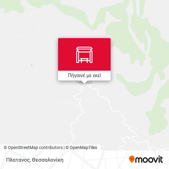 Πλατανος χάρτης