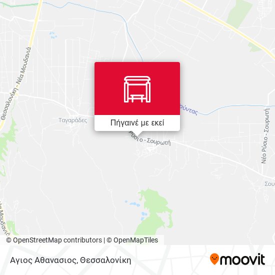 Αγιος Αθανασιος χάρτης