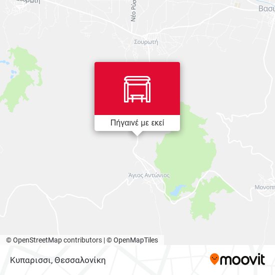 Κυπαρισσι χάρτης