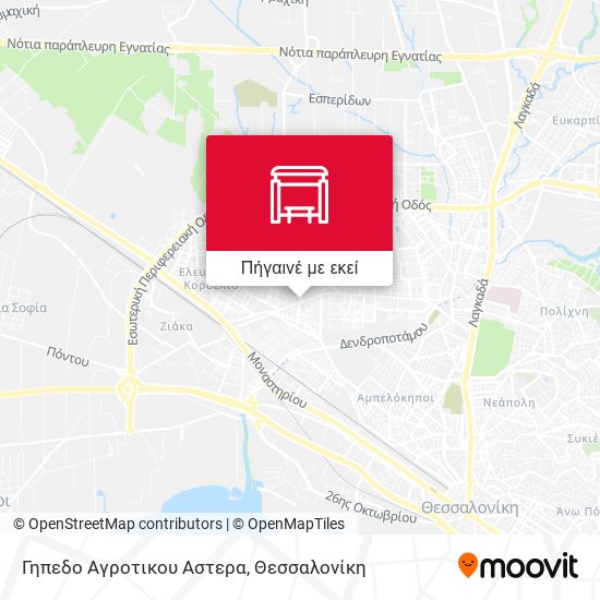 Γηπεδο Αγροτικου Αστερα χάρτης