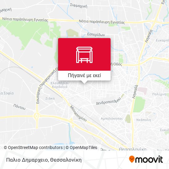 Παλιο Δημαρχειο χάρτης