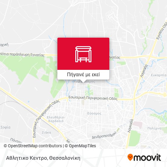 Αθλητικο Κεντρο χάρτης