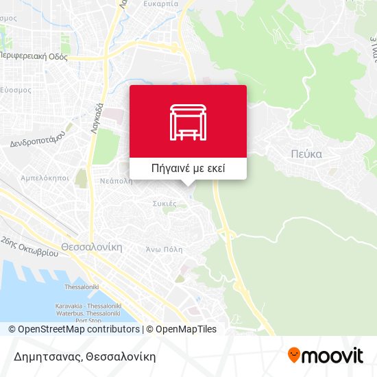 Δημητσανας χάρτης