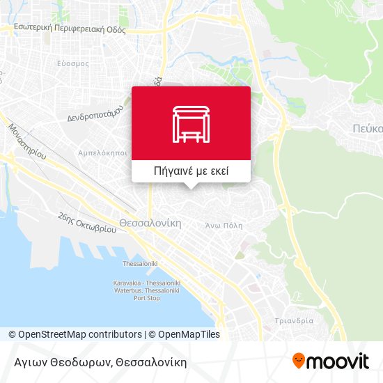 Αγιων Θεοδωρων χάρτης