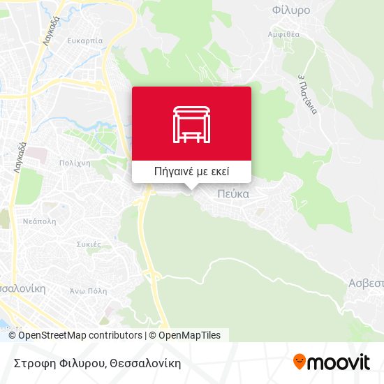 Στροφη Φιλυρου χάρτης