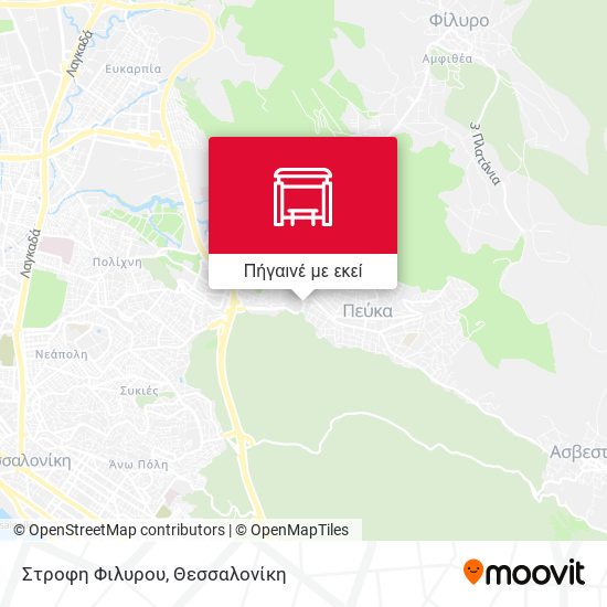 Στροφη Φιλυρου χάρτης