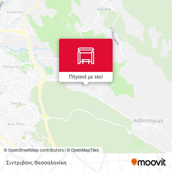 Σιντριβανι χάρτης