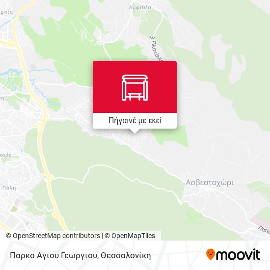Παρκο Αγιου Γεωργιου χάρτης