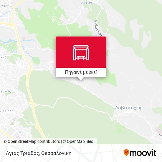 Αγιας Τριαδος χάρτης