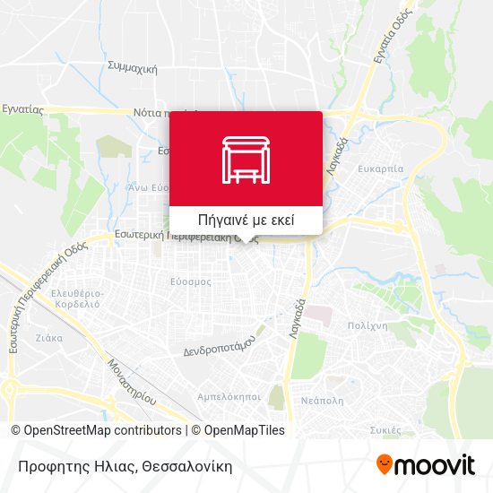 Προφητης Ηλιας χάρτης