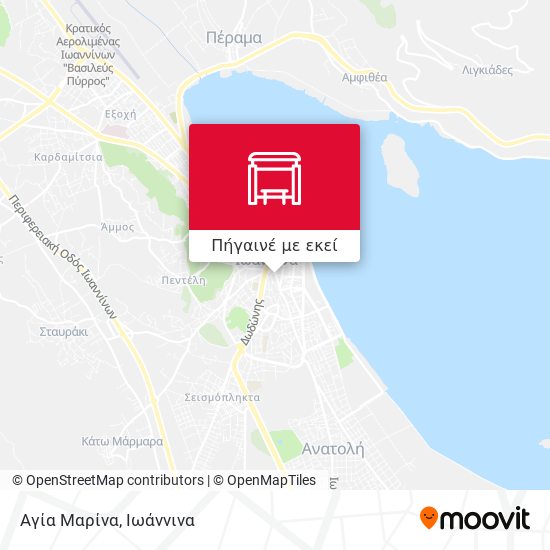 Αγία Μαρίνα χάρτης