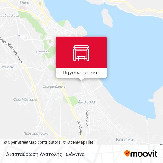 Διασταύρωση Ανατολής χάρτης