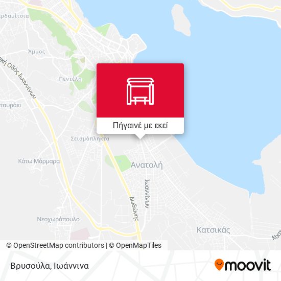 Βρυσούλα χάρτης