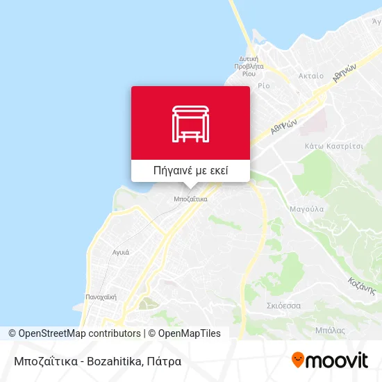 Μποζαΐτικα - Bozahitika χάρτης