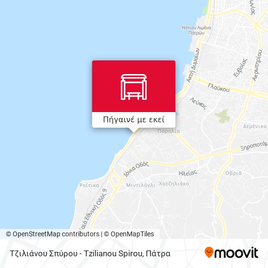Τζιλιάνου Σπύρου - Tzilianou Spirou χάρτης
