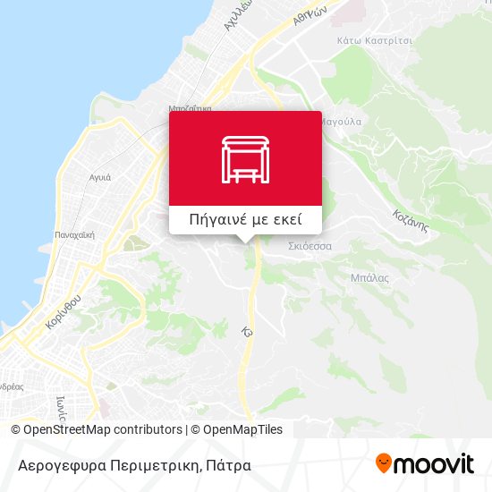 Αερογεφυρα Περιμετρικη χάρτης