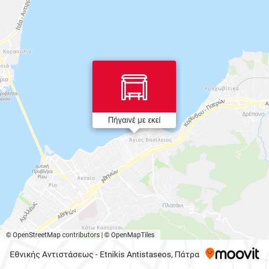 Εθνικής Αντιστάσεως - Etnikis Antistaseos χάρτης