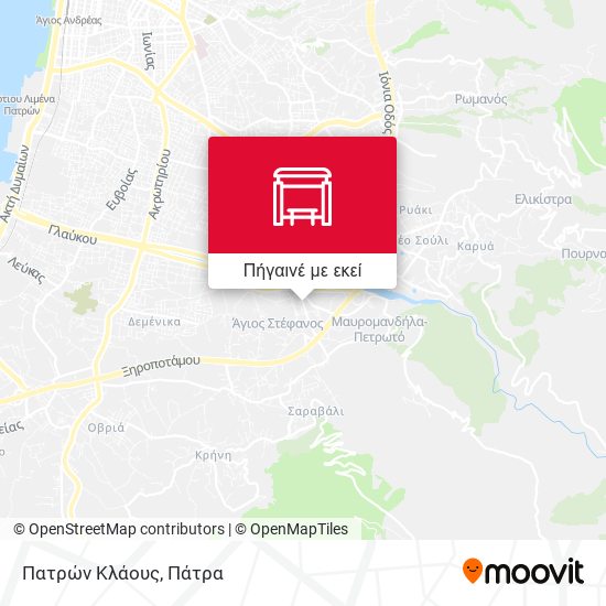 Πατρών Κλάους χάρτης