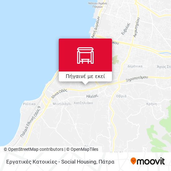 Εργατικές Κατοικίες - Social Housing χάρτης