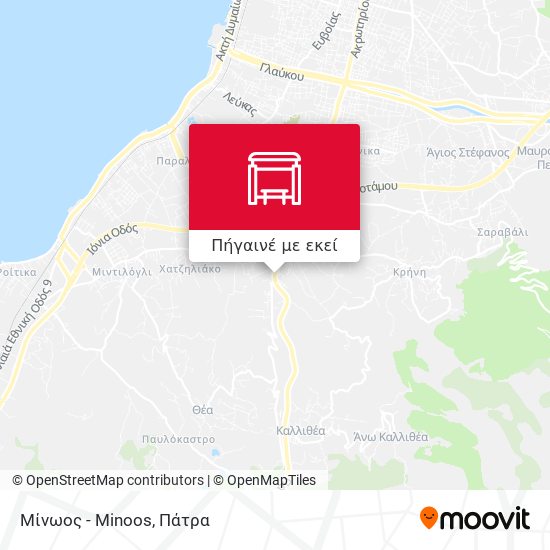 Μίνωος - Minoos χάρτης