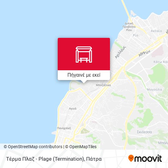 Τέρμα Πλαζ - Plage (Termination) χάρτης
