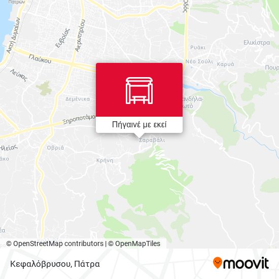 Κεφαλόβρυσου χάρτης