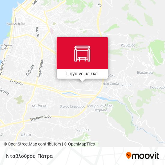 Νταβλούρου χάρτης