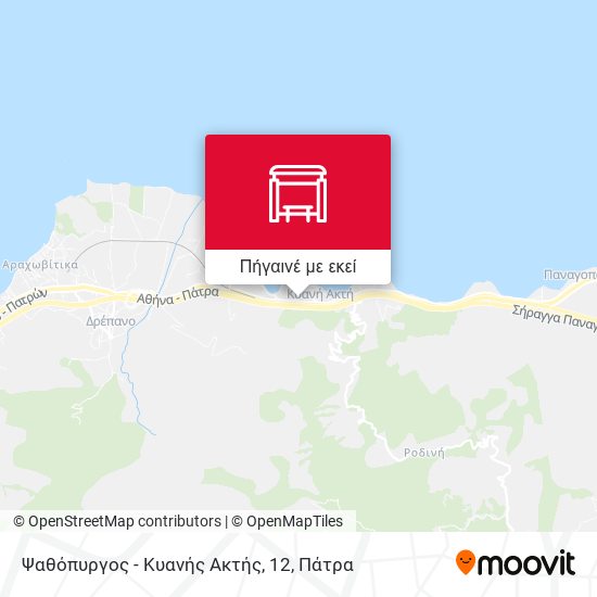 Ψαθόπυργος - Κυανής Ακτής, 12 χάρτης