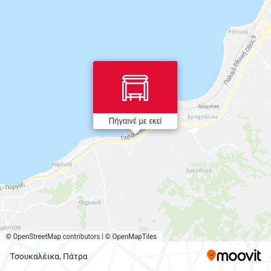 Τσουκαλέικα χάρτης