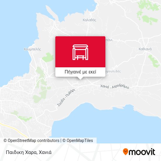 Παιδικη Χαρα χάρτης