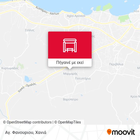 Αγ. Φανουριου χάρτης
