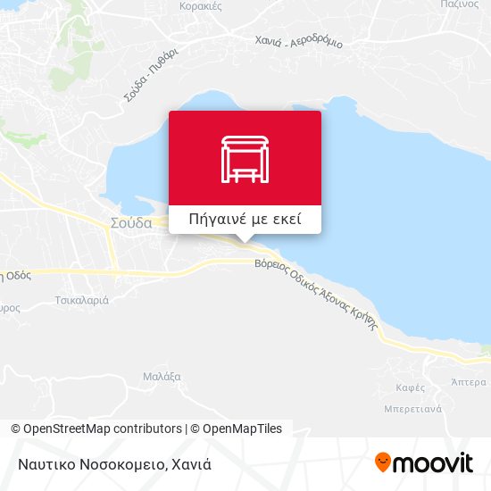 Ναυτικο Νοσοκομειο χάρτης