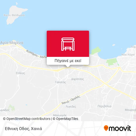 Εθνικη Οδος χάρτης