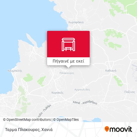 Τερμα Πλακουρες χάρτης