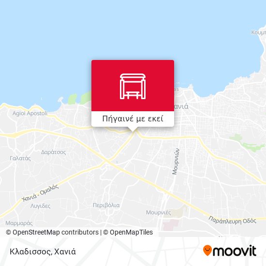 Κλαδισσος χάρτης